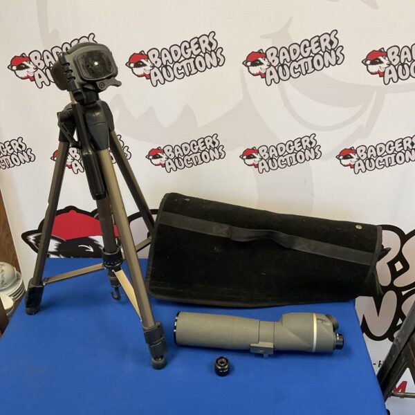 Avocet spotting scope with tripod for bird watching and wildlife observation.