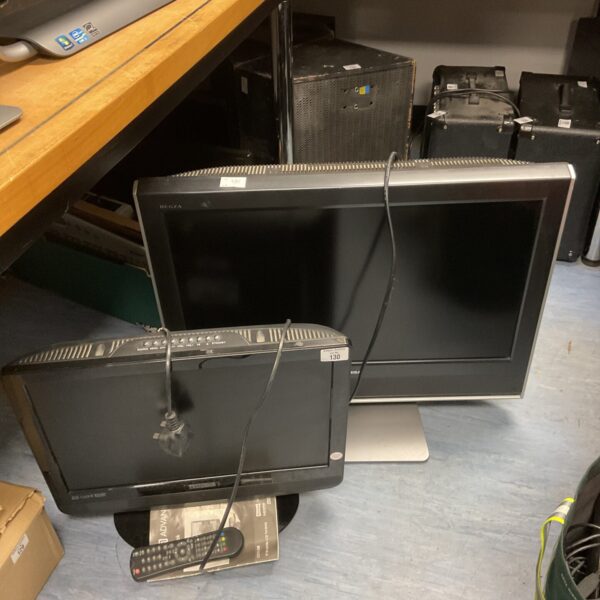 Toshiba Regza and Technika television lot for collectors.