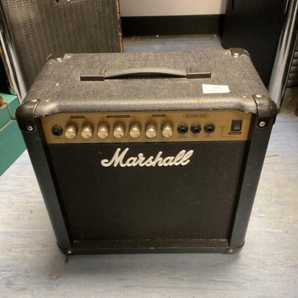 Used Marshall G15R CD guitar amplifier in black tolex.