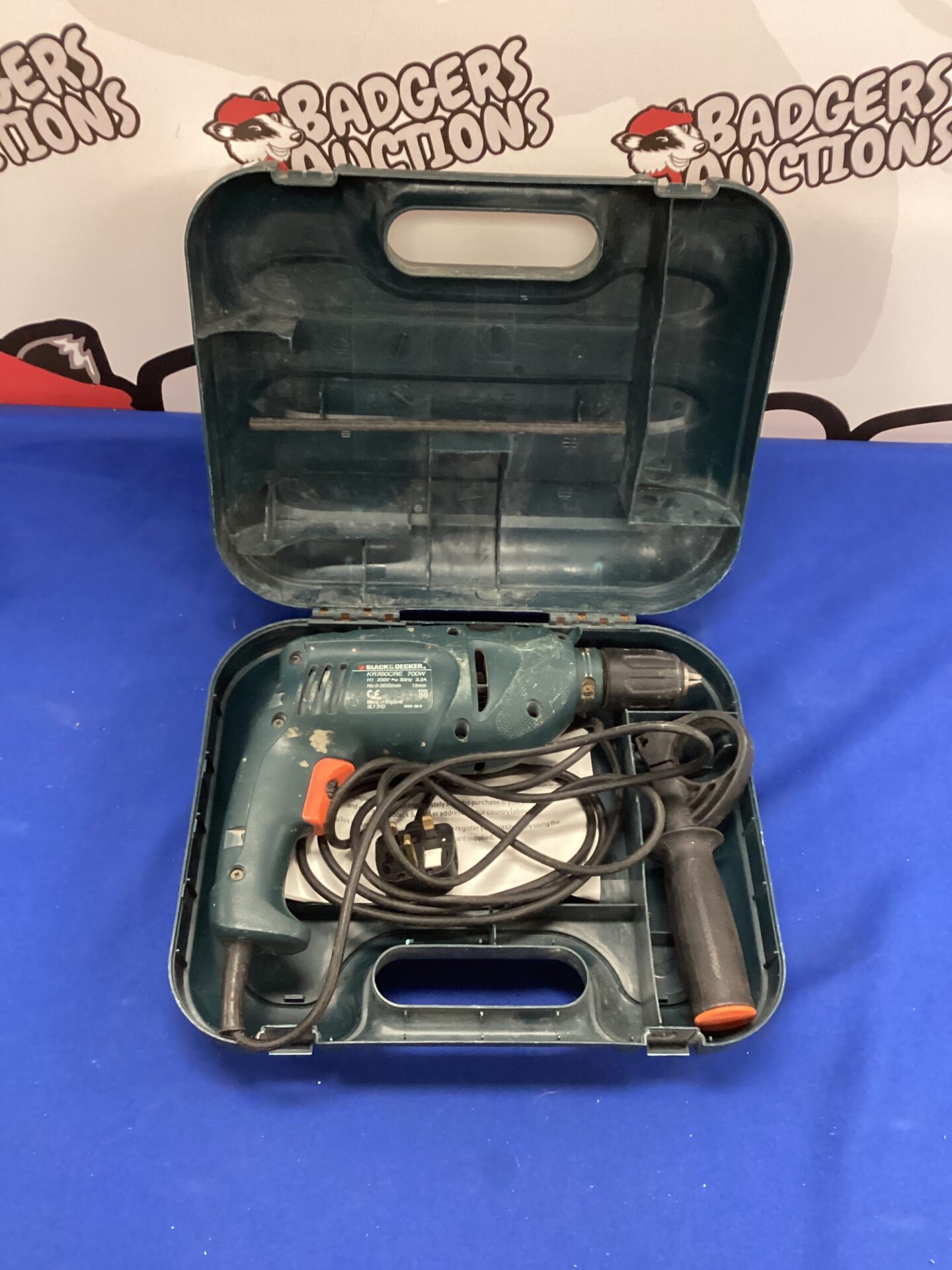 888 Black and Decker Drill in case