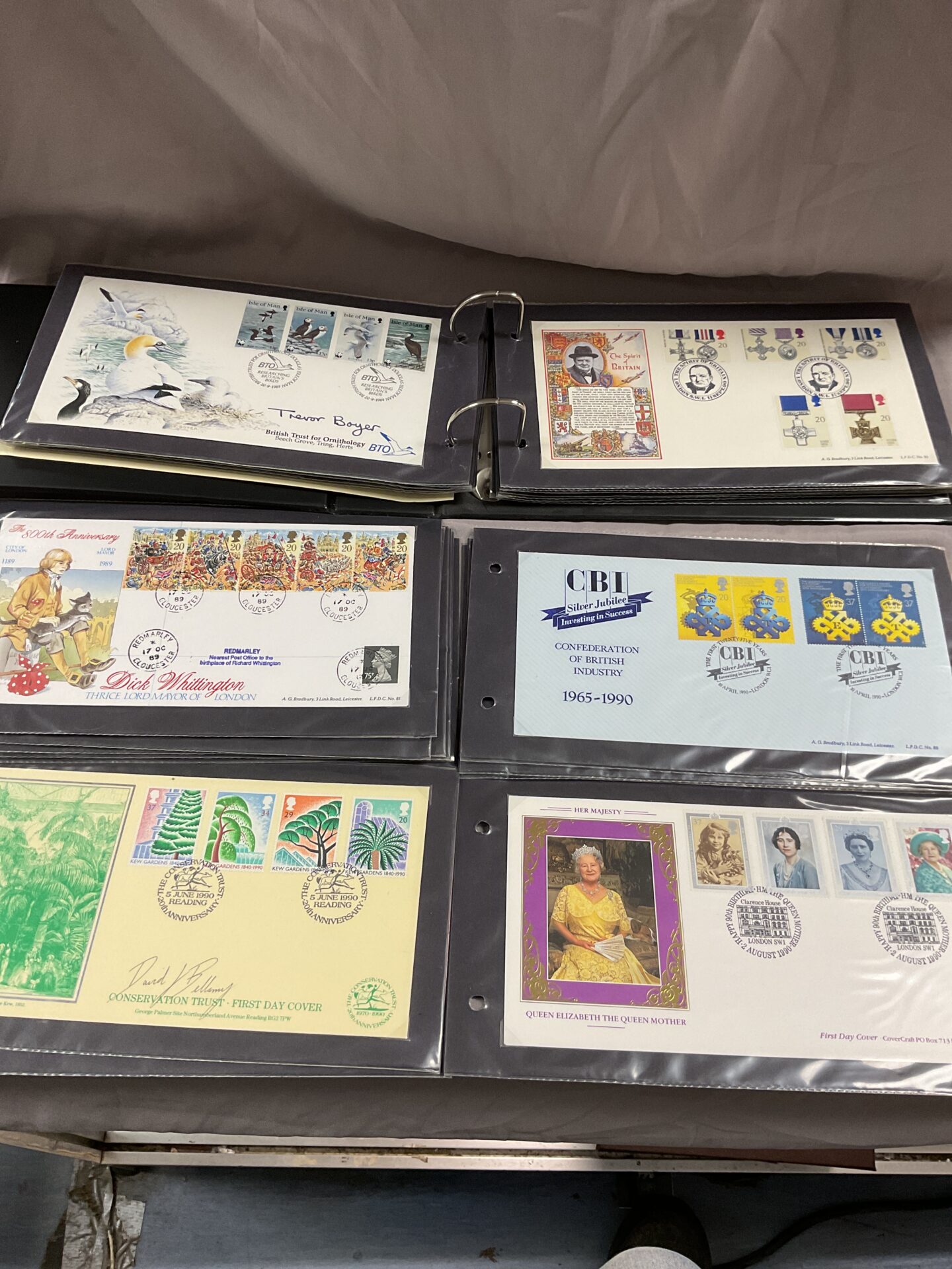 864 1st day cover album of assorted covers