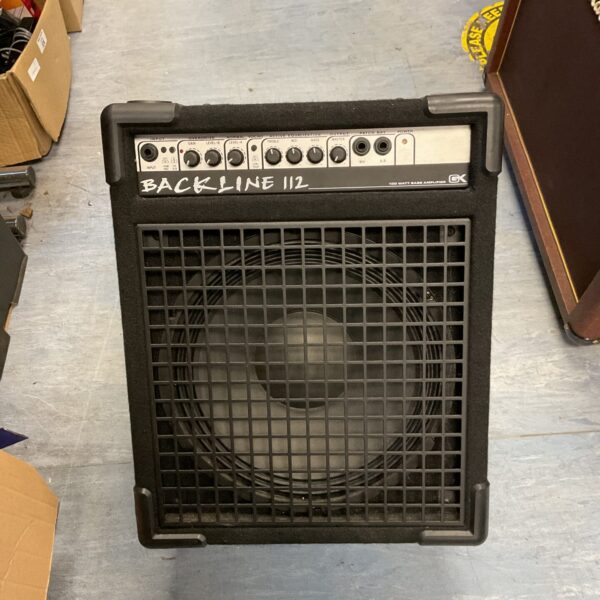 Vintage Gallien Krueger Backline 100w bass amplifier head for bass guitar.