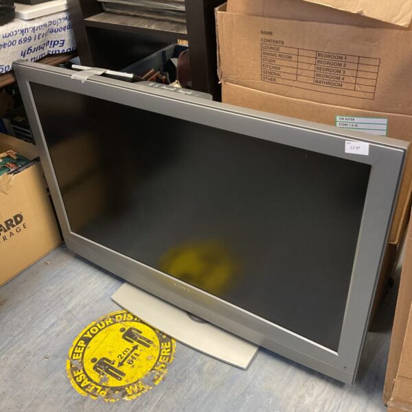 Used Sony Bravia 40 inch HD television for auction.