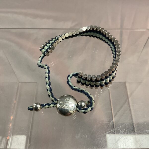 Silver and beaded Links of London bracelet, fashion jewellery.