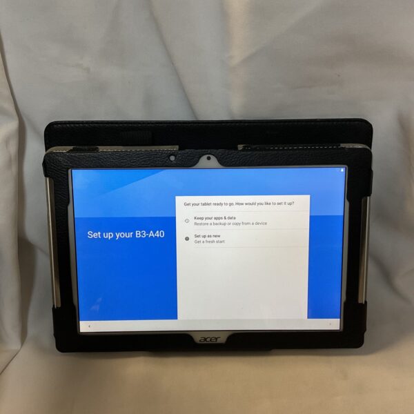 Acer Iconia Android tablet showing the front view.