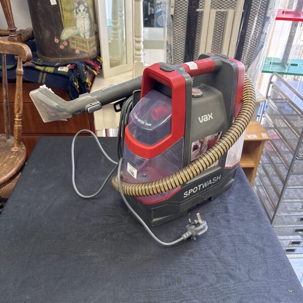 Vax Spotwash cleaning machine for carpets and upholstery.