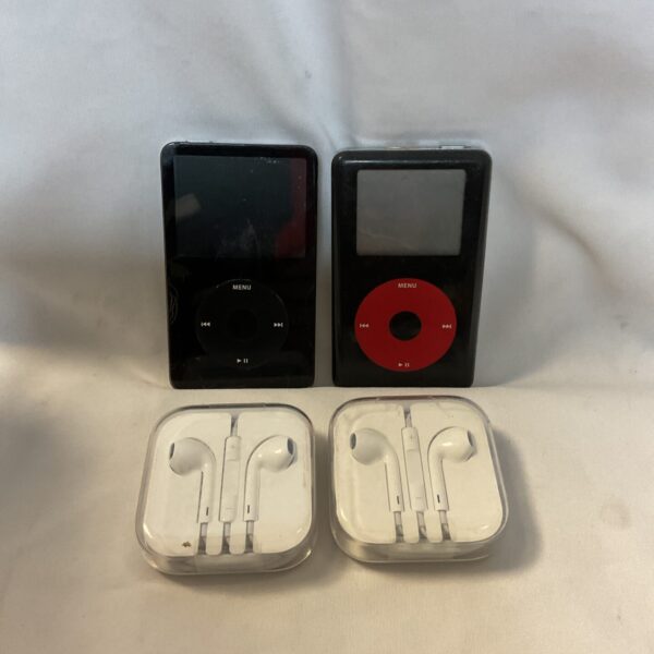 Black Apple iPod Classic U2 limited edition MP3 player.