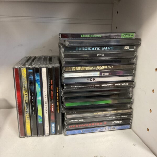 Vintage PC CD-ROM games lot including Command & Conquer.