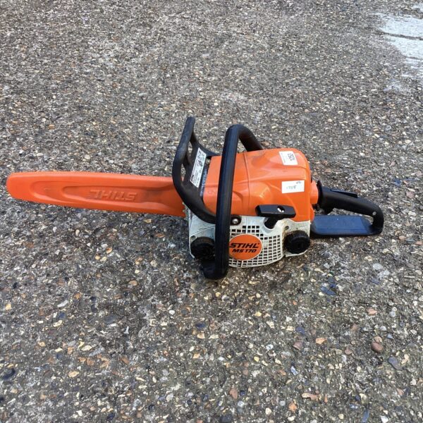 Used Stihl MS 170 petrol chainsaw for garden and DIY tasks.