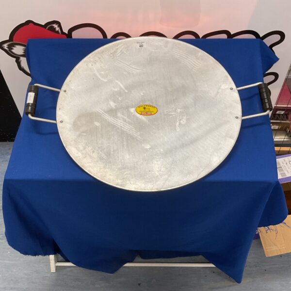 Large Kaluworks bhaji pan for Indian cooking.