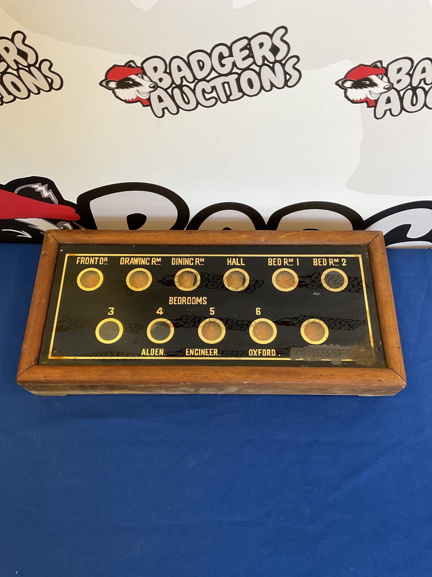 037 Victorian butlers bell board