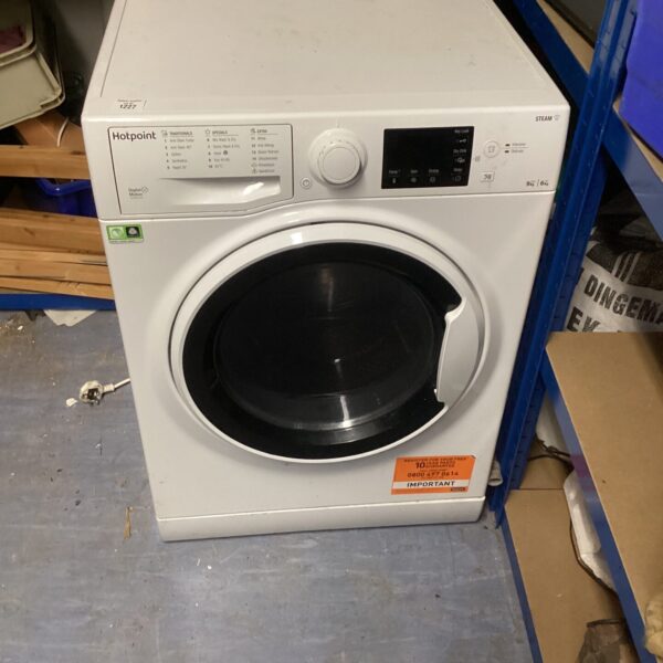 White Hotpoint BDW76 washer dryer appliance for auction.
