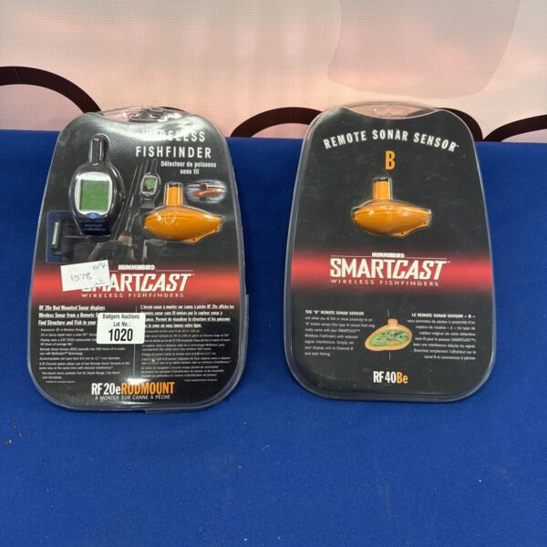 Sealed lot of two Humminbird SmartCast wireless fishfinders for portable sonar.