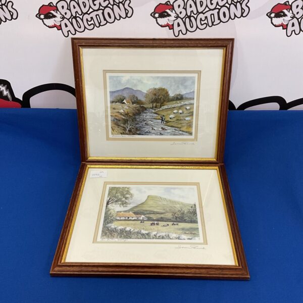 Signed Sean Pearce print of Ben Bulben County Sligo landscape.