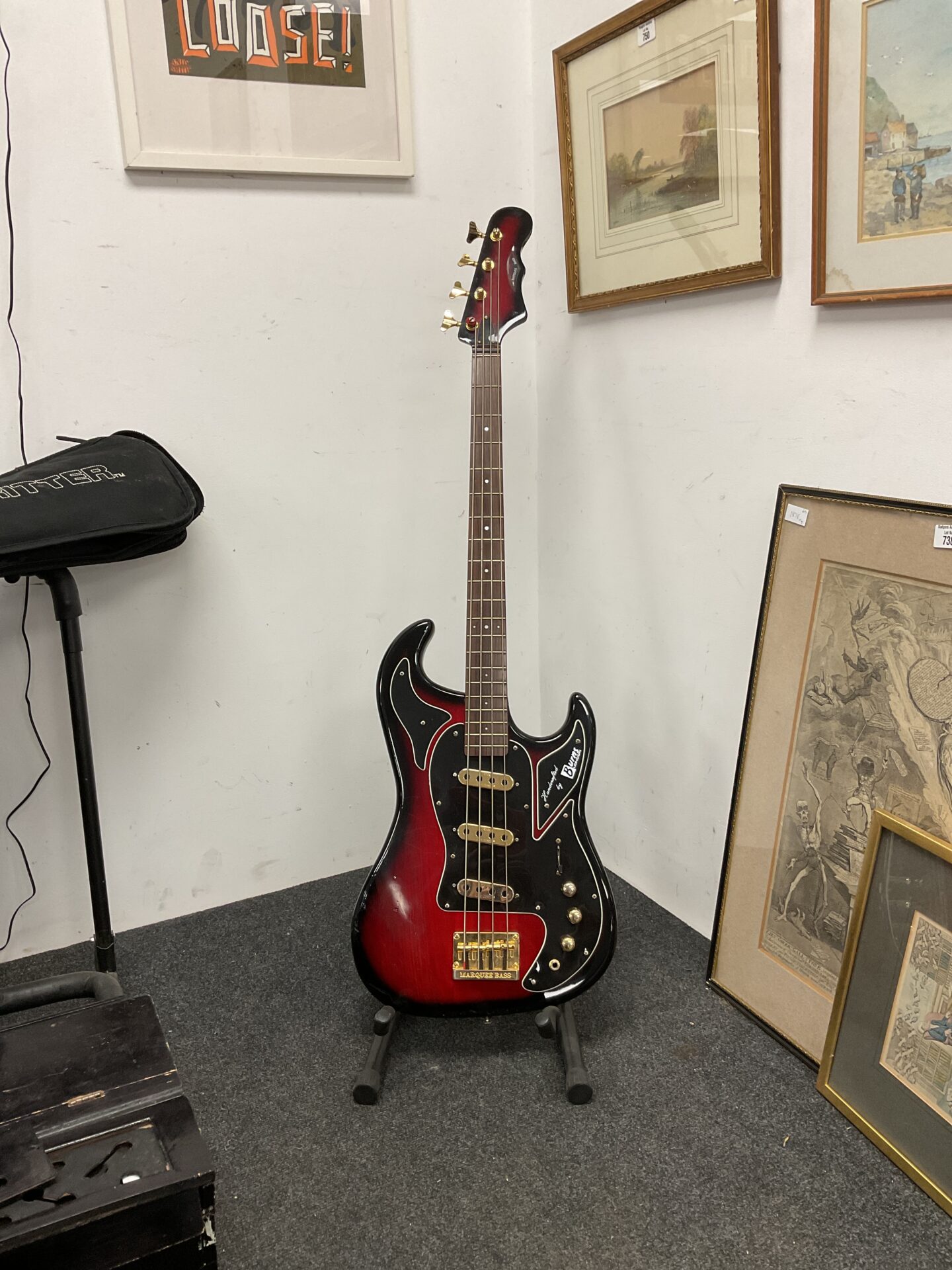773 Burns london handcrafted bass guitar