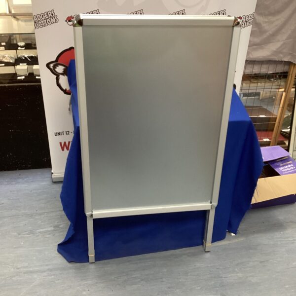 Aluminium A Frame signage board for advertising and display.