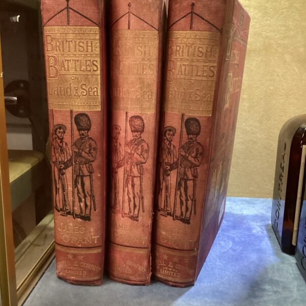 Vintage British Battles on Land and Sea books by James Grant.