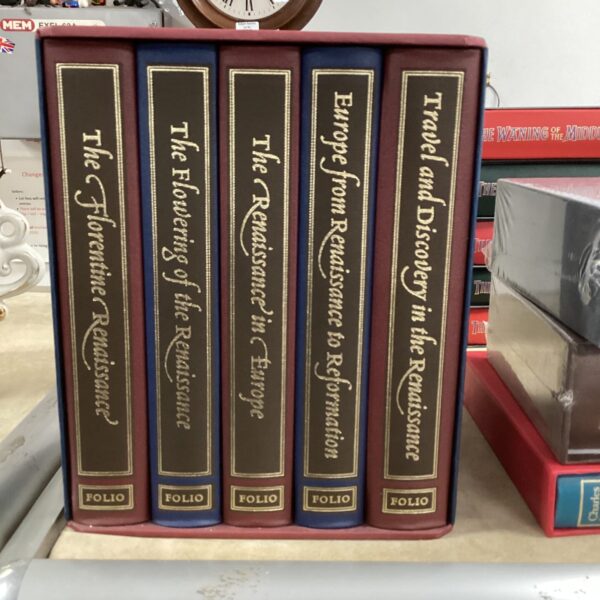 Folio Society book set featuring Renaissance literature titles.