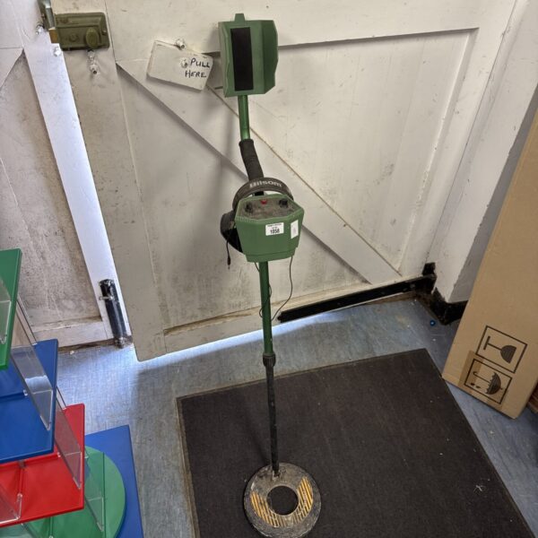 Handheld Bilsom metal detector in used condition.