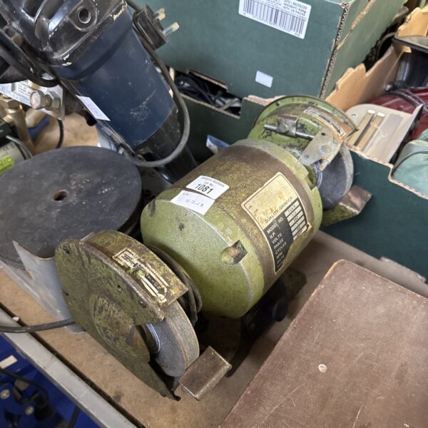 Vintage bench grinder motor model 1081 for repair.