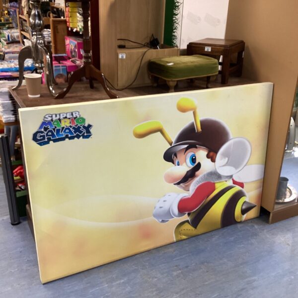 Vibrant Super Mario Galaxy print featuring Mario in a bee costume.