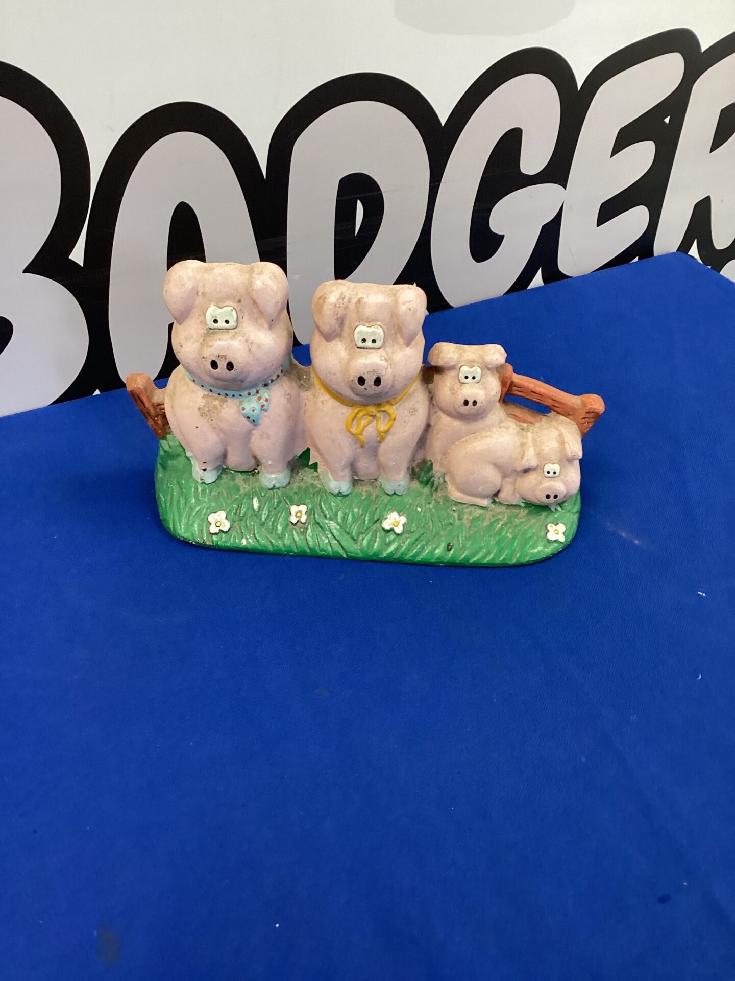 271 Metal Piggy door stop