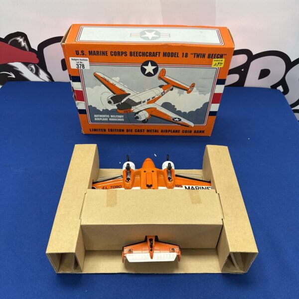 Liberty Classics Beechcraft Model 18 Twin Beech diecast bank for collectors.