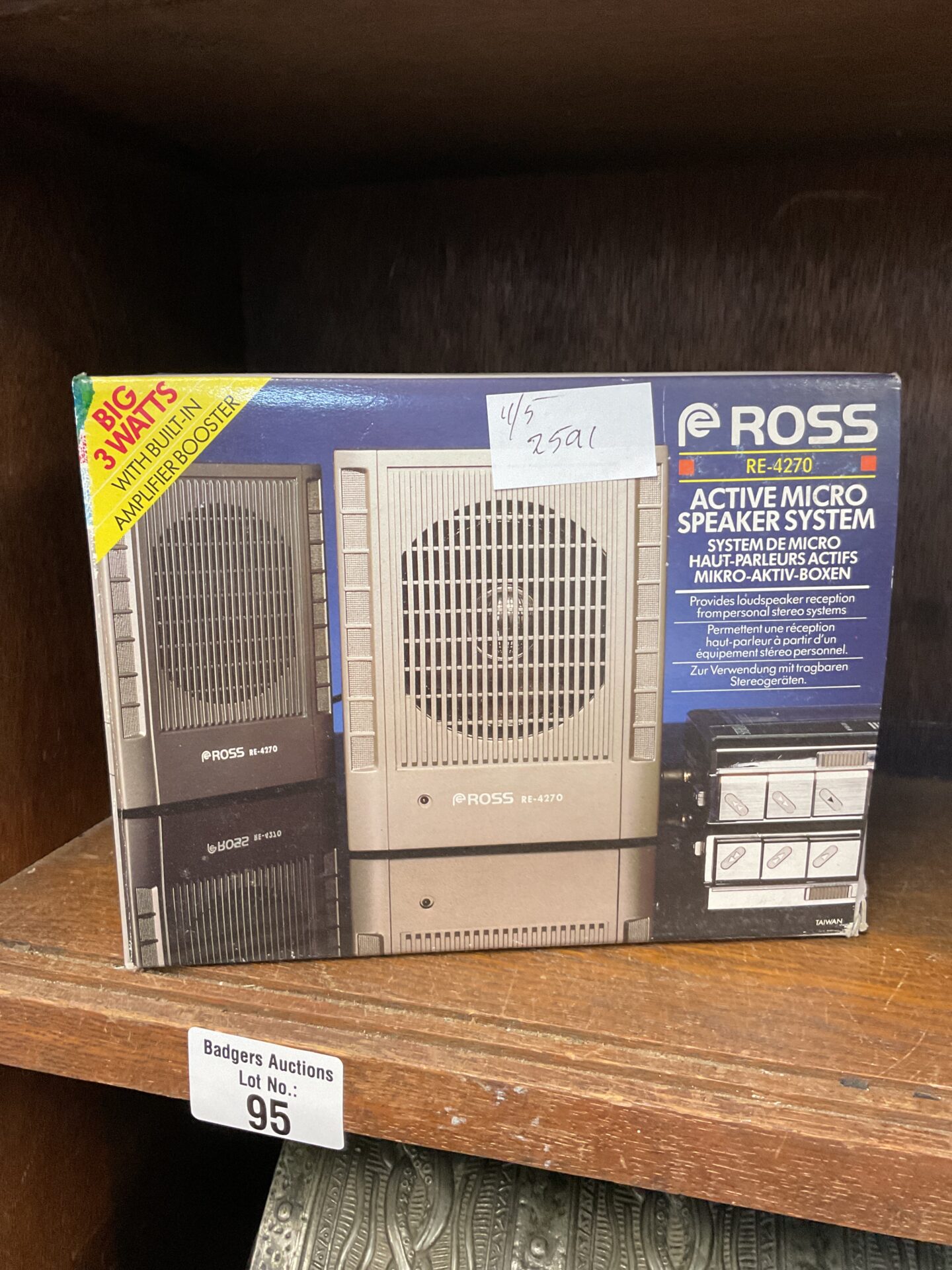 085 Retro ross re-4270 active micro speaker system