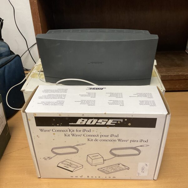 Bose Wave DAB module with cables and accessories for digital radio.