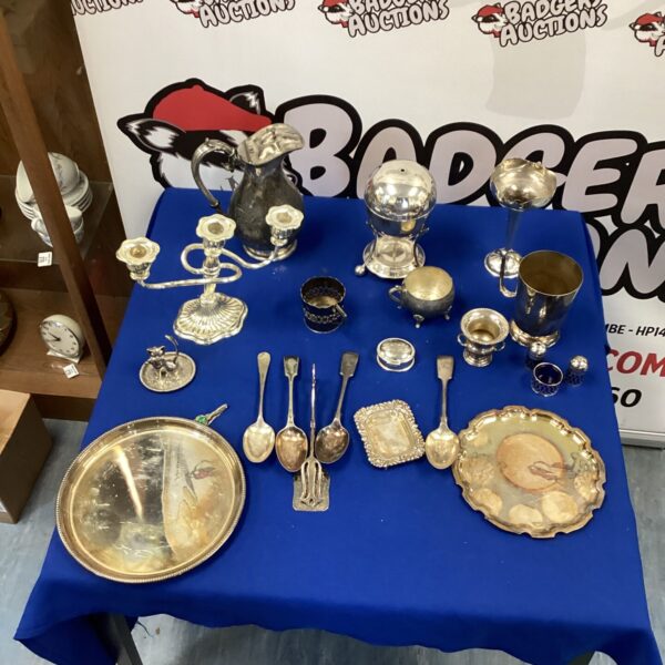 Seletion of Silverplate tableware items