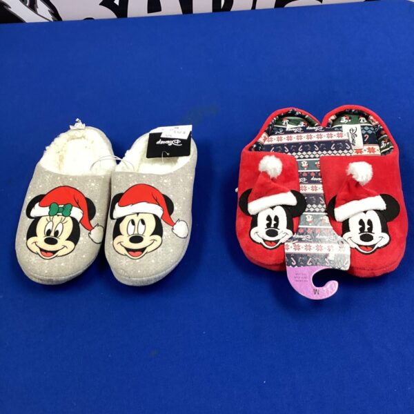 New Disney Mickey Mouse slippers in size 5 and small.