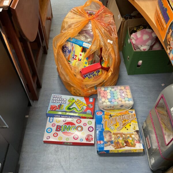 Mixed lot of childrens toys and games including Chad Valley items.