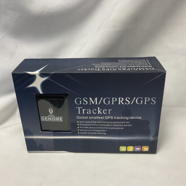 Tech Genome GSM GPS tracker device for vehicle location.
