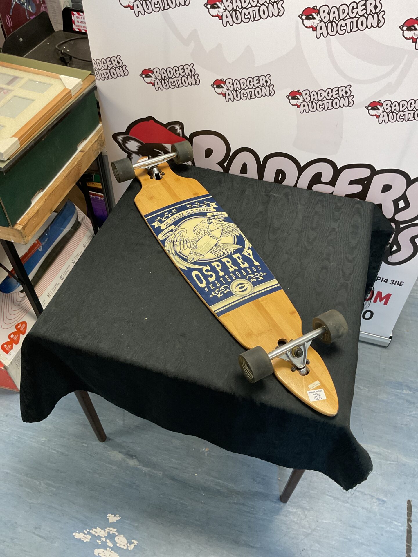 425 Osprey in skate we trust crusier skateboard