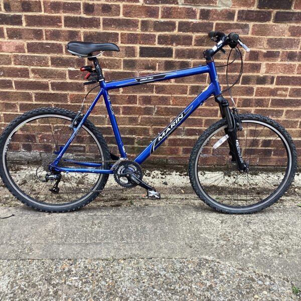 Blue Marlin Hawk Hill mountain bike for sale.