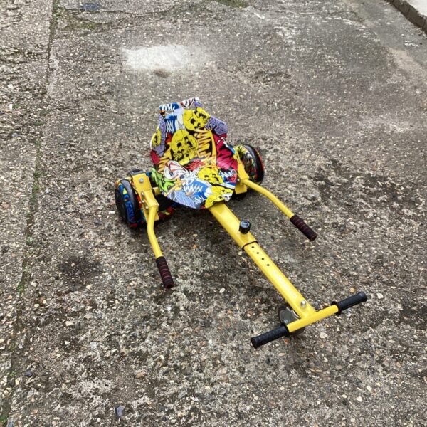 Yellow Citysports Rider go kart ride on toy