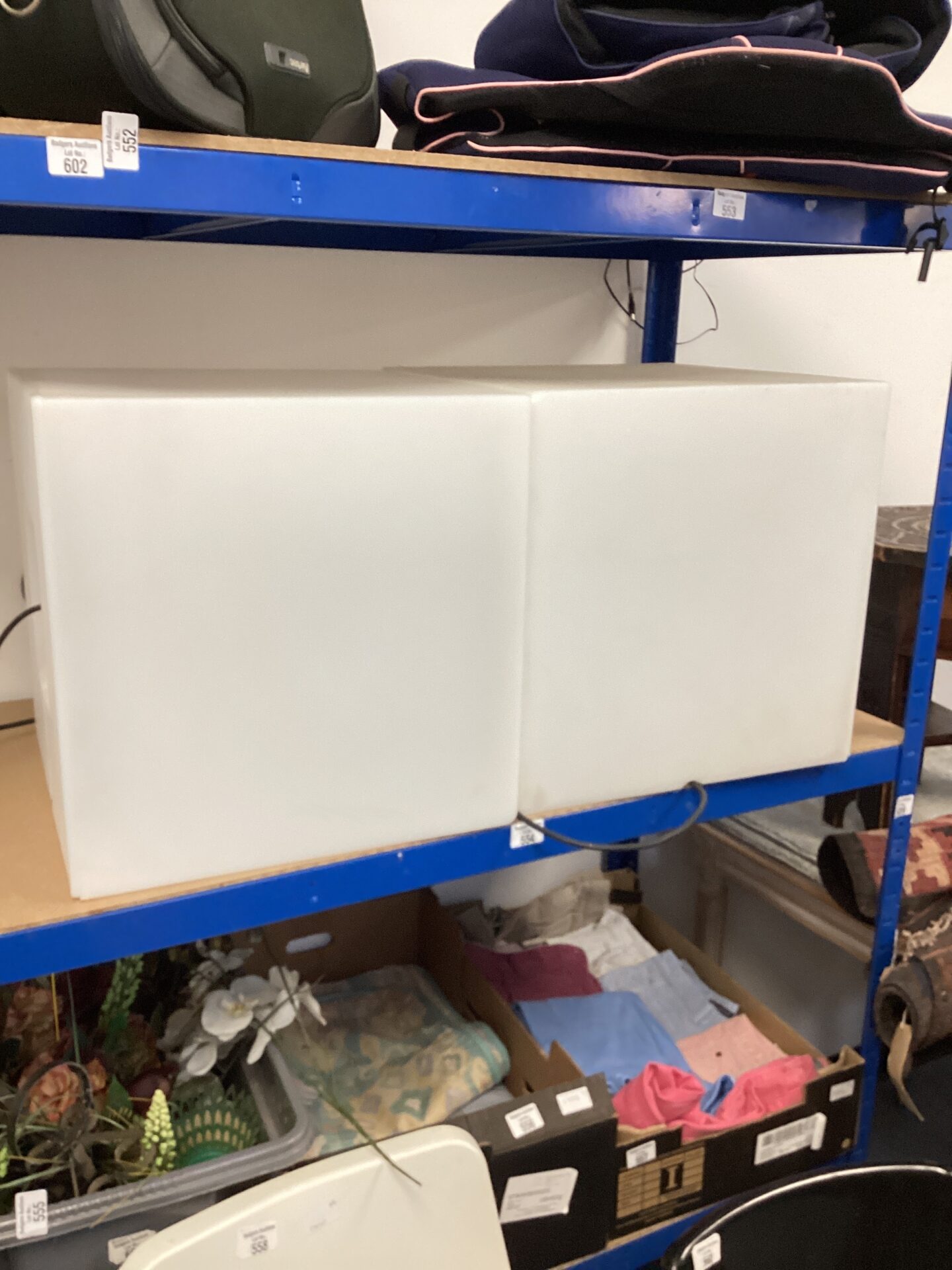 554 Two light boxes