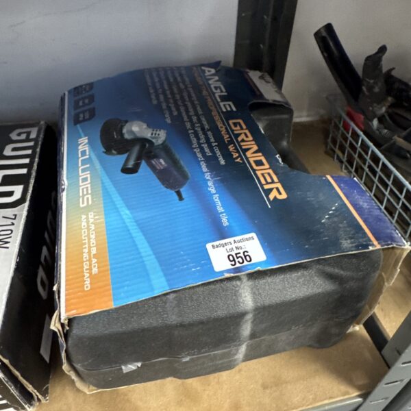 Vitrex angle grinder power tool for cutting and grinding.