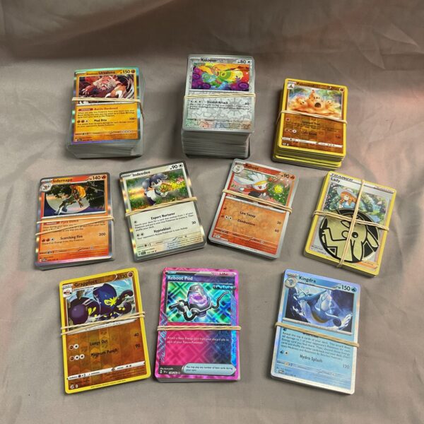 Pokemon card collection from Scarlet & Violet series for collectors.