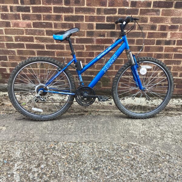 Blue Apollo XC26 mountain bike, vintage bicycle for sale.
