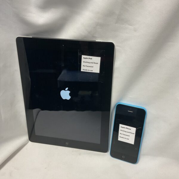 Apple iPhone and iPad bundle displayed together, mobile tech.