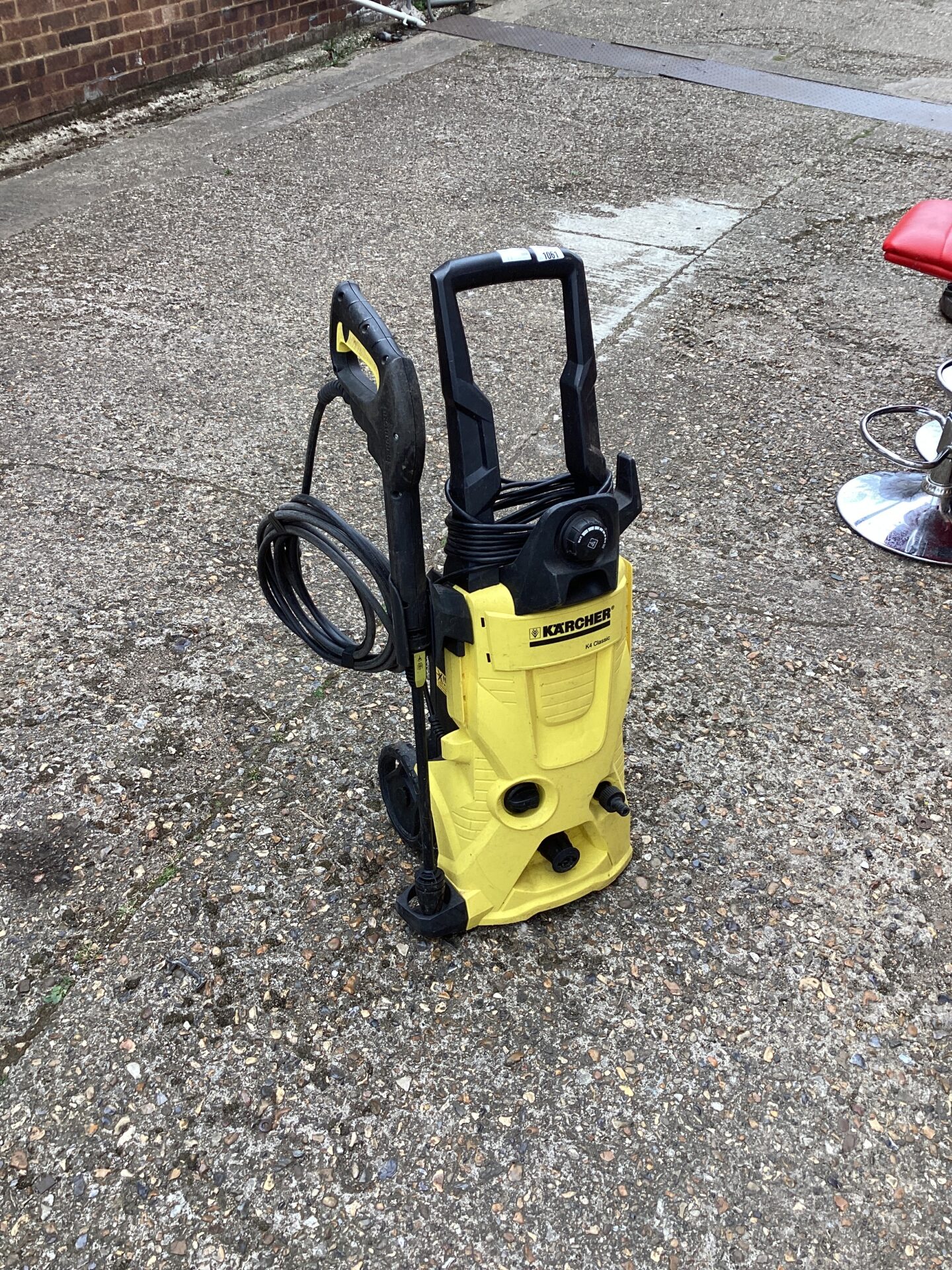 1061 Karcher k4 pressure washer sold as seen