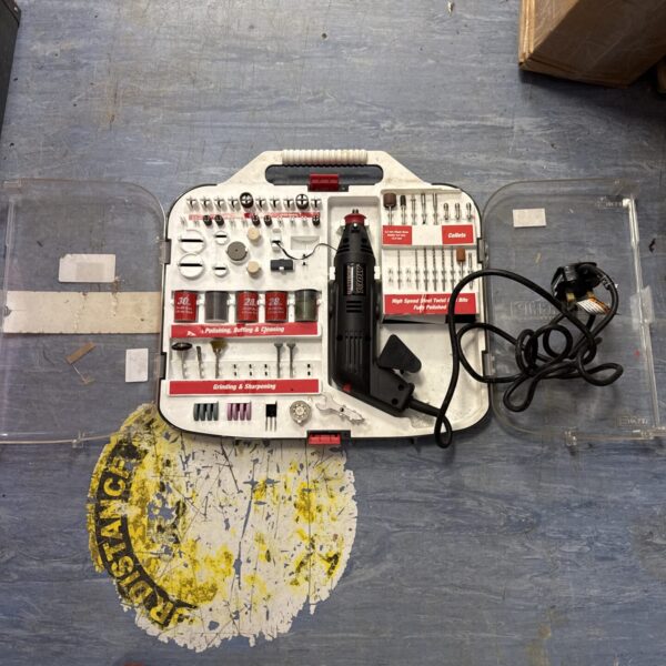 Vintage Mastergrip multi tool set with accessories in carrying case.