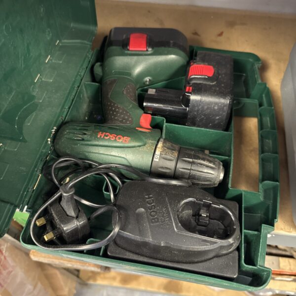 Bosch PSR 18 cordless drill, a portable power tool for DIY projects.