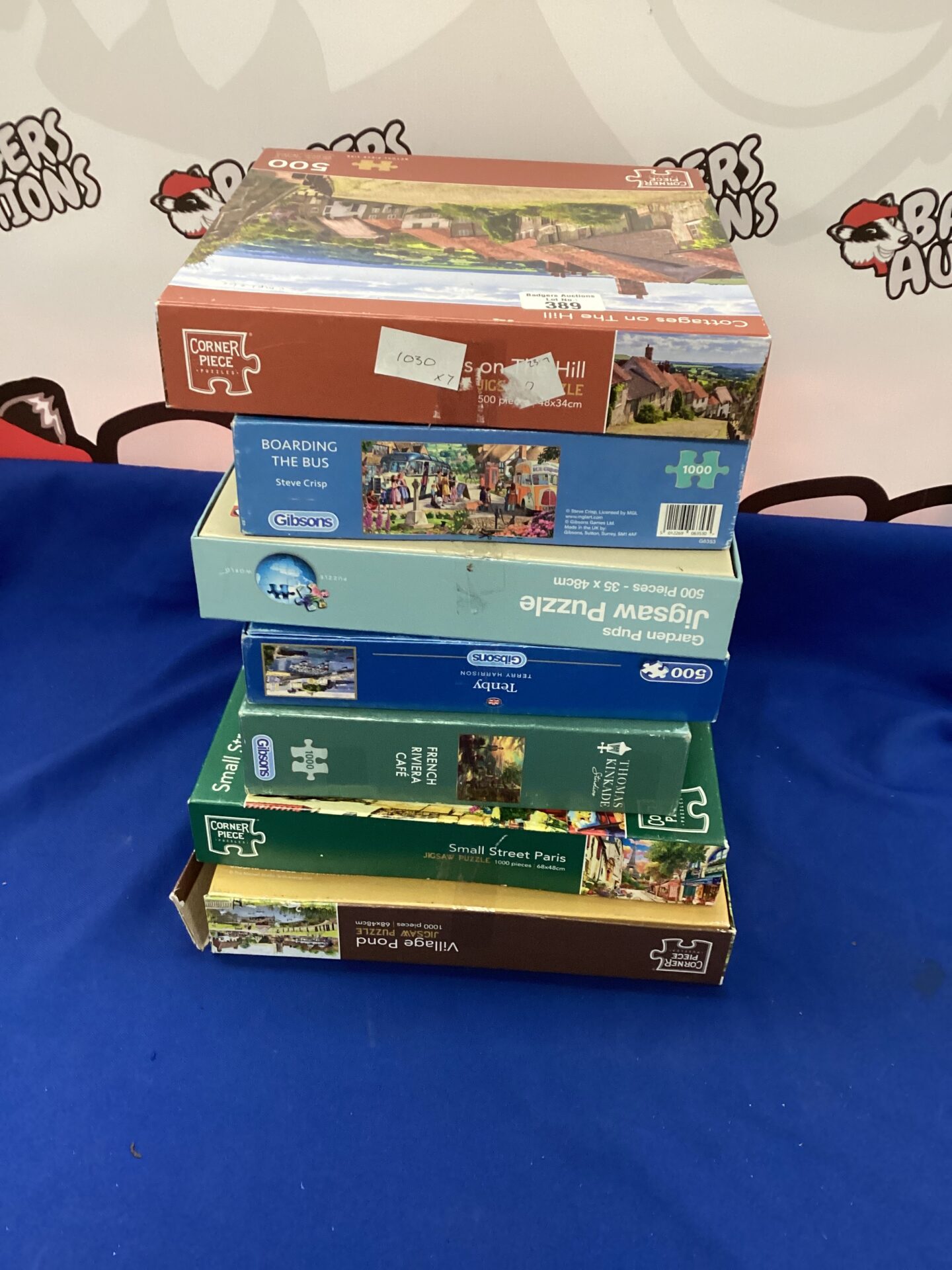 330 Seven Jigsaw Puzzles inc corner piece