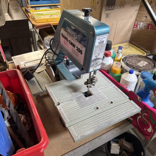 Draper band saw 250 in used condition, workshop tool.