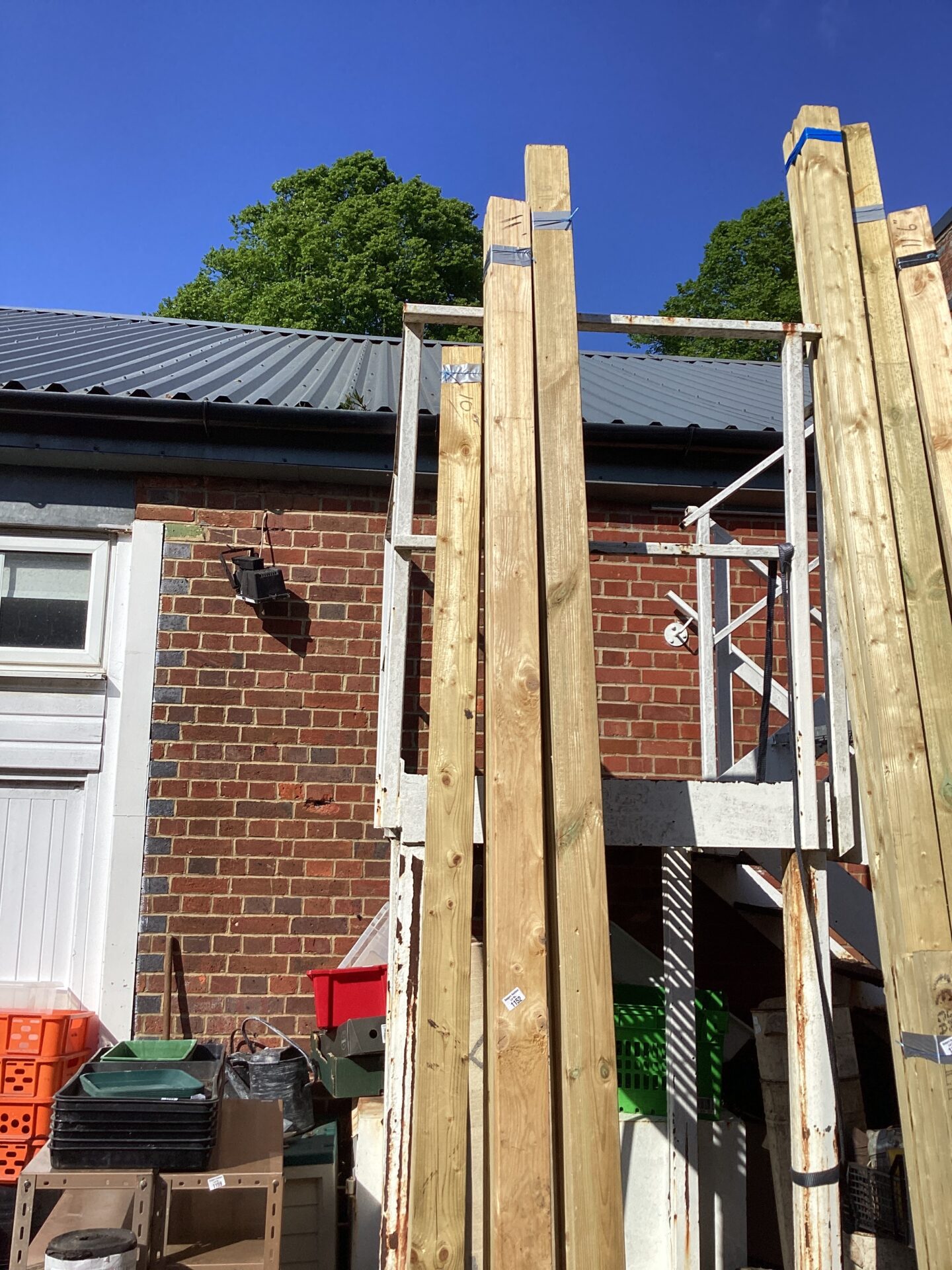 1152 Three bundles of 11 and 10’ timber