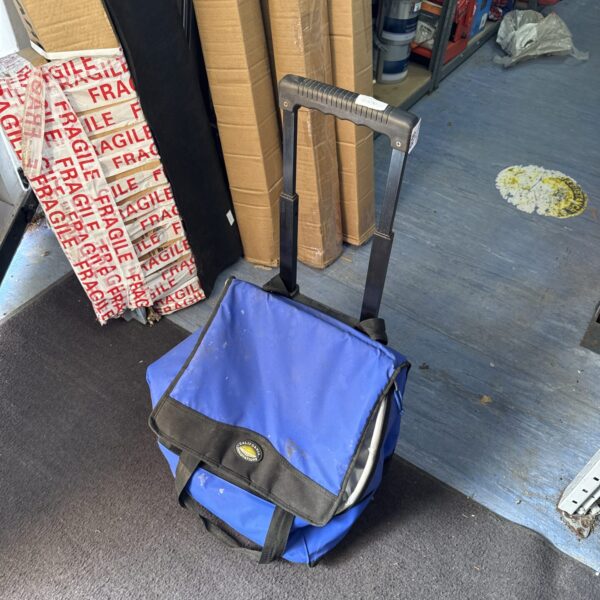California Innovations wheeled cooler bag with pull handle.