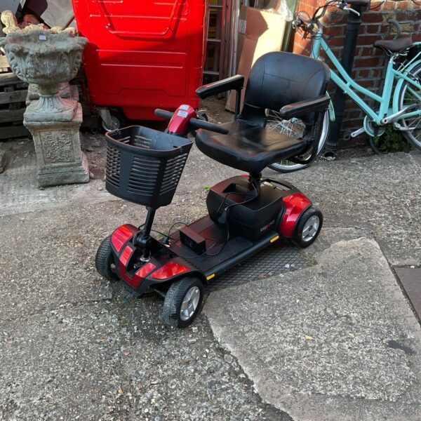 Used Go Go mobility scooter for sale, portable travel aid.