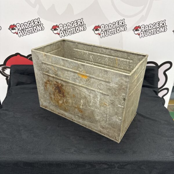 Vintage walls ice cream galvanised delivery box 16.5” length